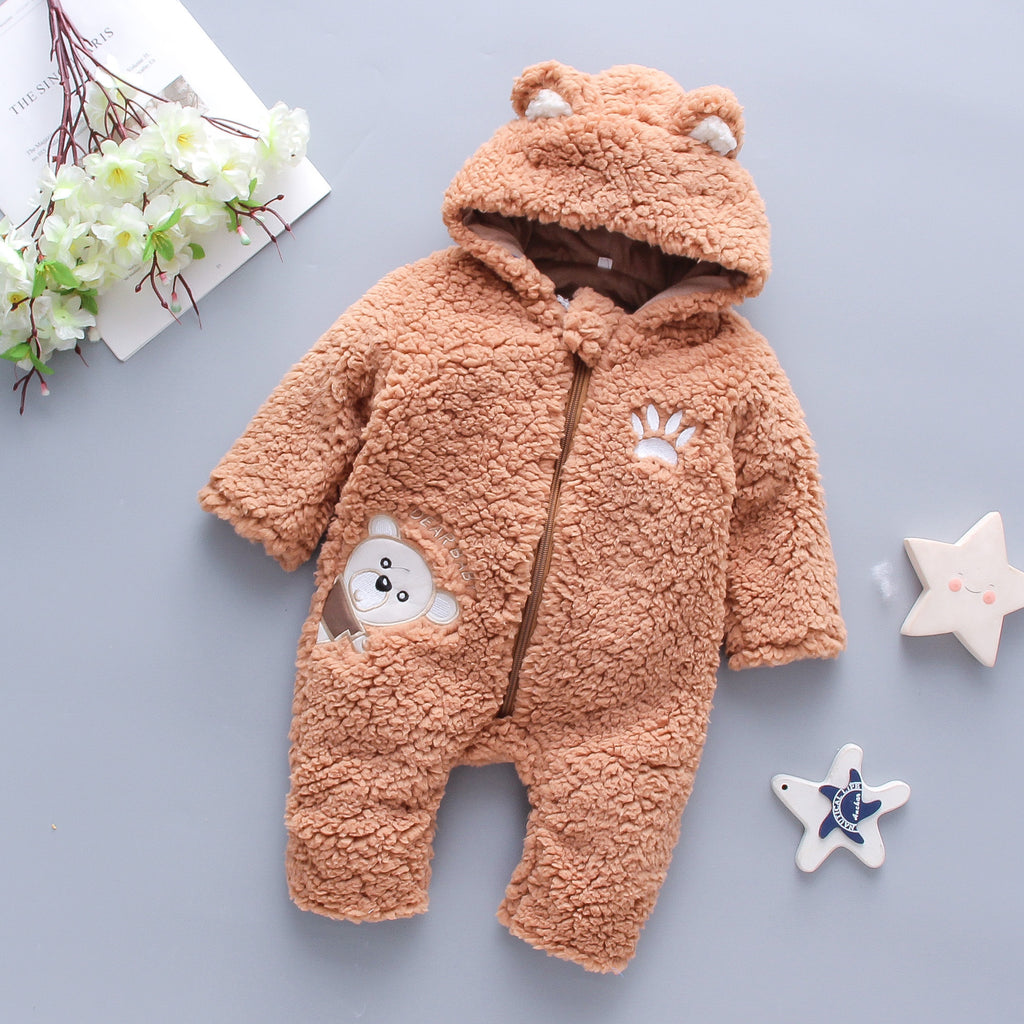 Winter Baby Boy Girl Romper Cotton Clothes by Ricaloux
