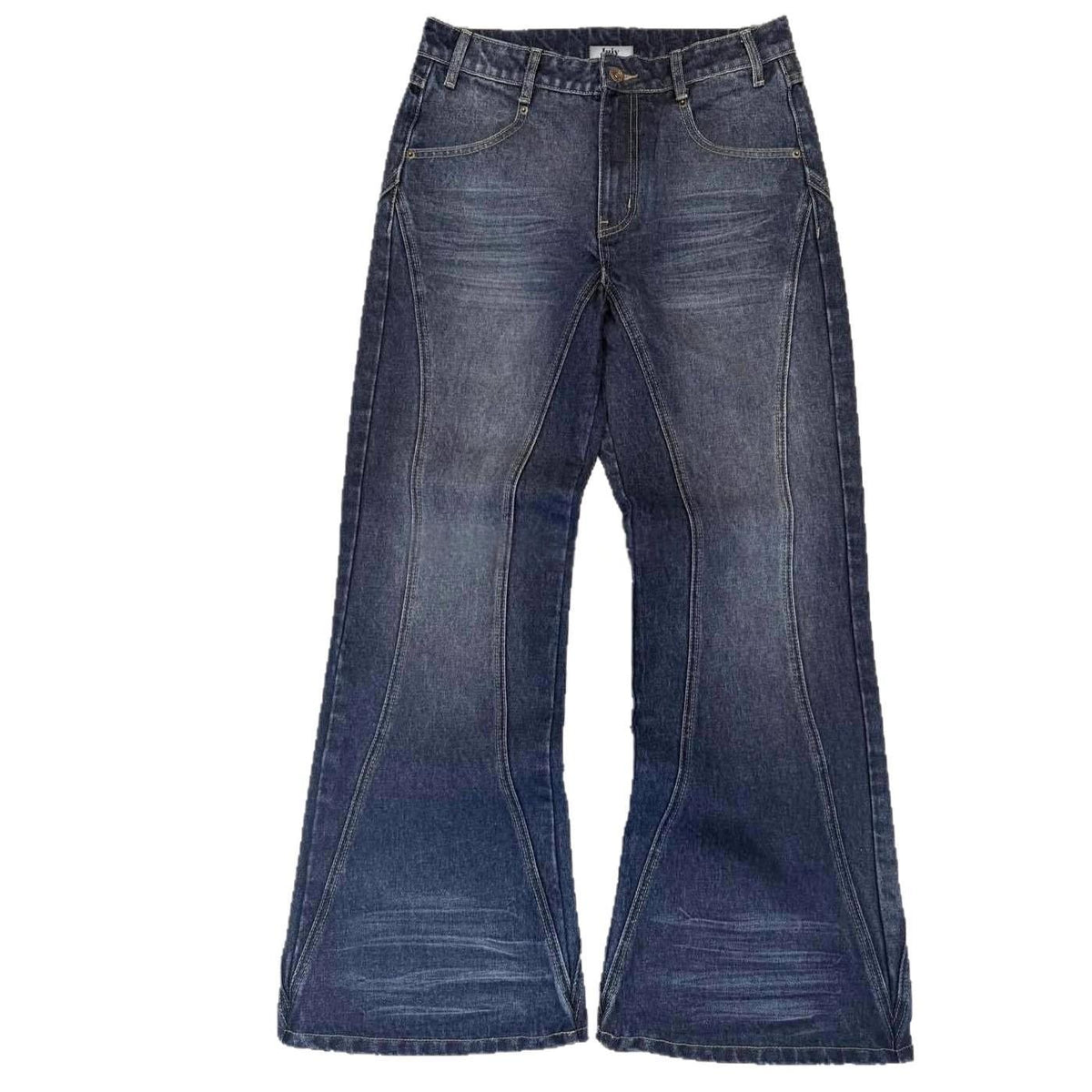 Mens Vintage Washed Distressed Jeans by Ricaloux