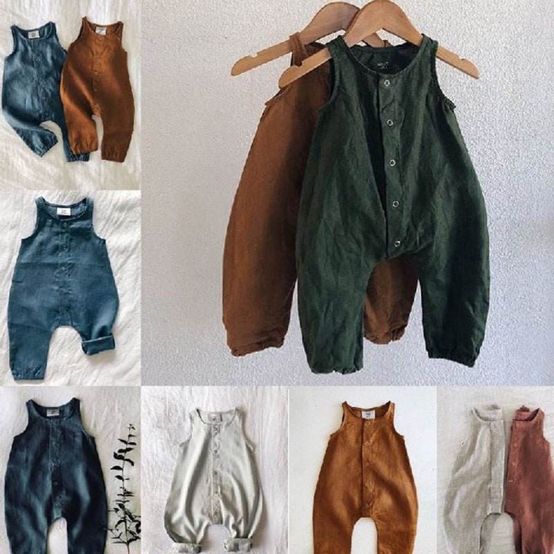 Newborn Baby Romper Boys Girl Playsuit Clothes - RICALOUX