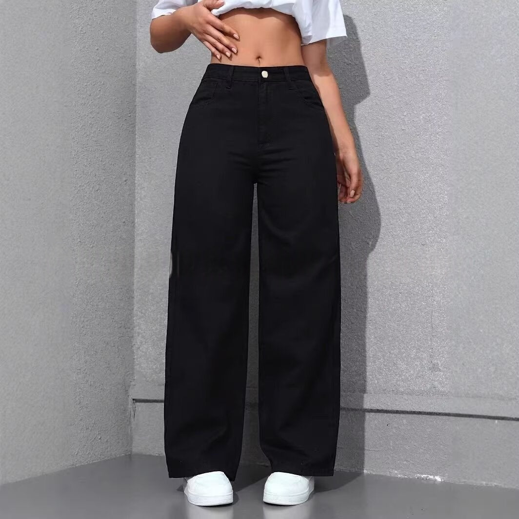 Spring And Autumn Casual Versatile Jeans by Ricaloux