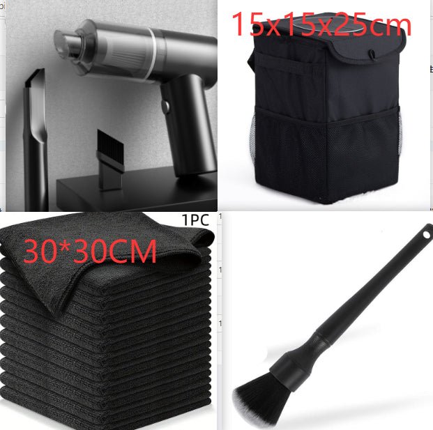 Wireless Car Vacuum Cleaner Portable Handheld High-power Vacuum Cleaner For Car Home Office Keyboard Cleaning - RICALOUX