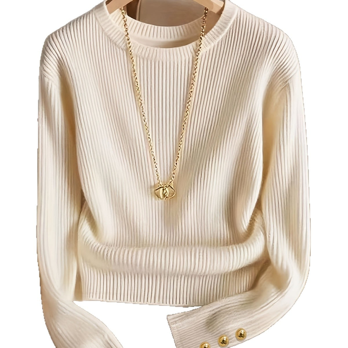 European And American Knitted Long-sleeved by Ricaloux
