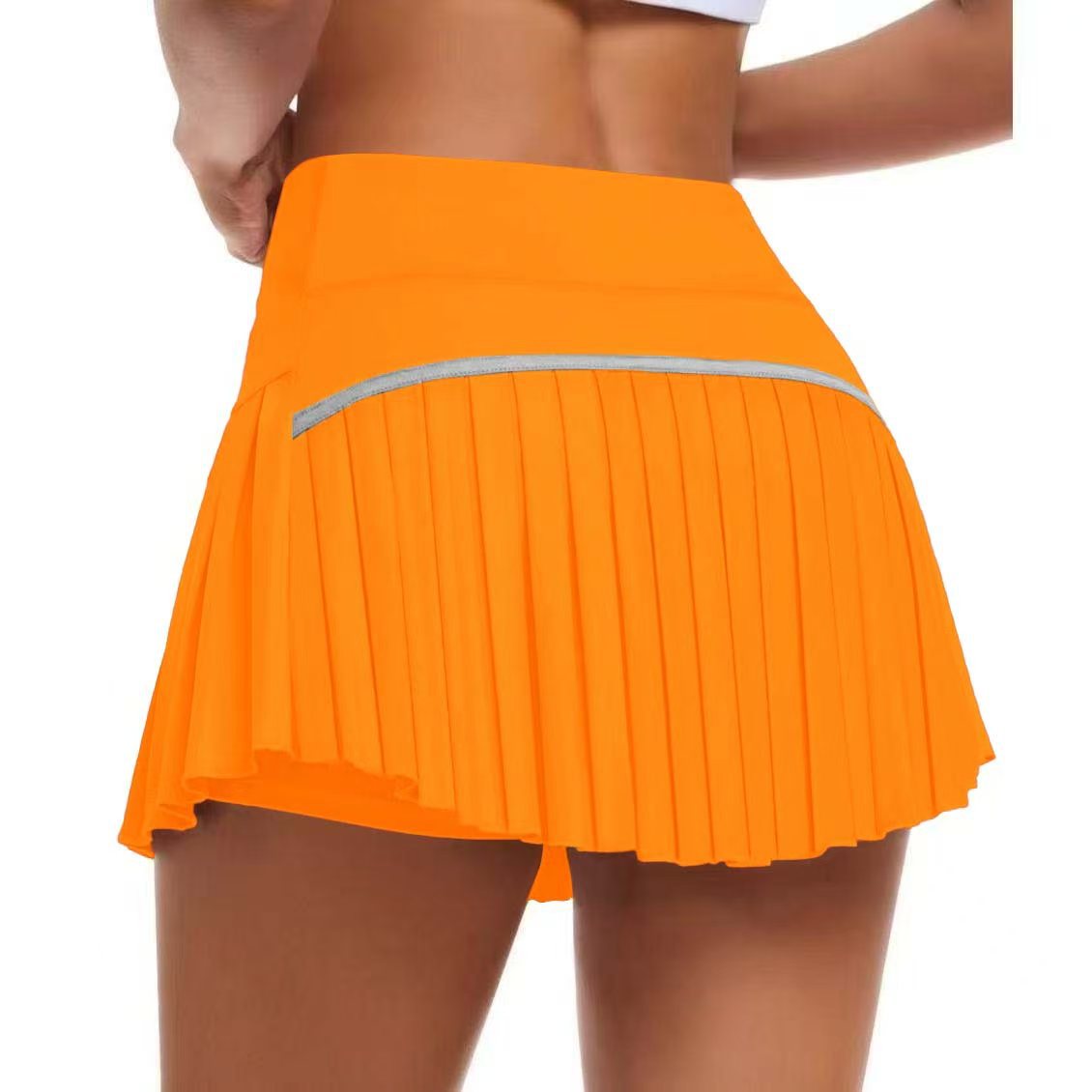Fashionable Pleated High-waisted Skirt With Anti-exposure Design – Premium 0 | RICALOUX
