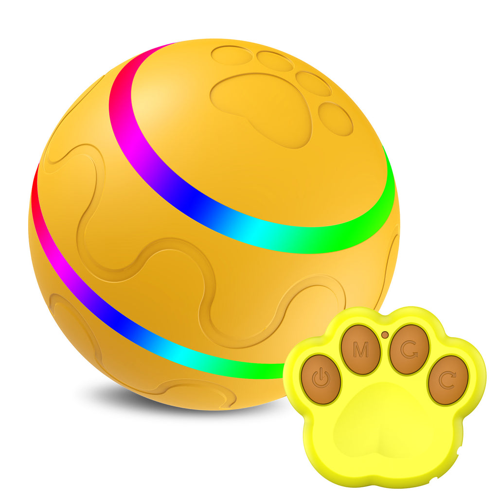 Pet New Cat Wicked Ball Toy Intelligent Ball USB Cat Toys Self Rotating Ball Automatic Rotation Ball by Ricaloux