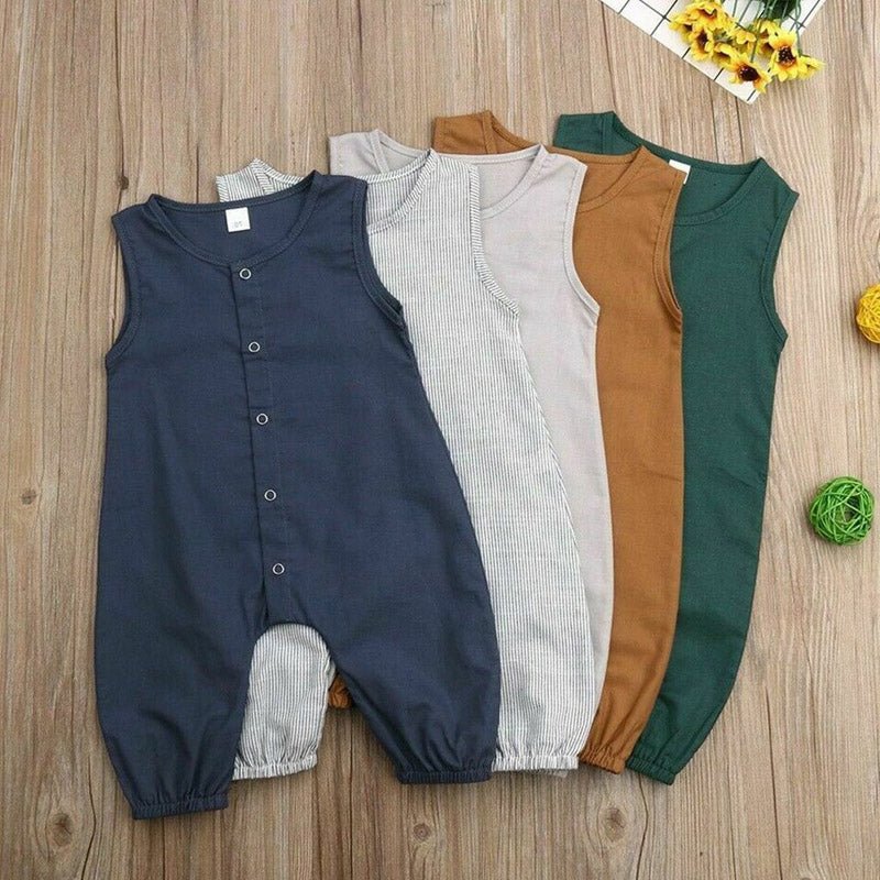 Newborn Baby Romper Boys Girl Playsuit Clothes - RICALOUX