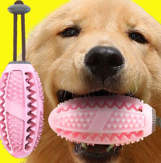Dog Toys Silicon Suction Cup Tug Interactive Dog Ball Toy For Pet Chew Bite Tooth Cleaning Toothbrush Feeding Pet Supplies by Ricaloux