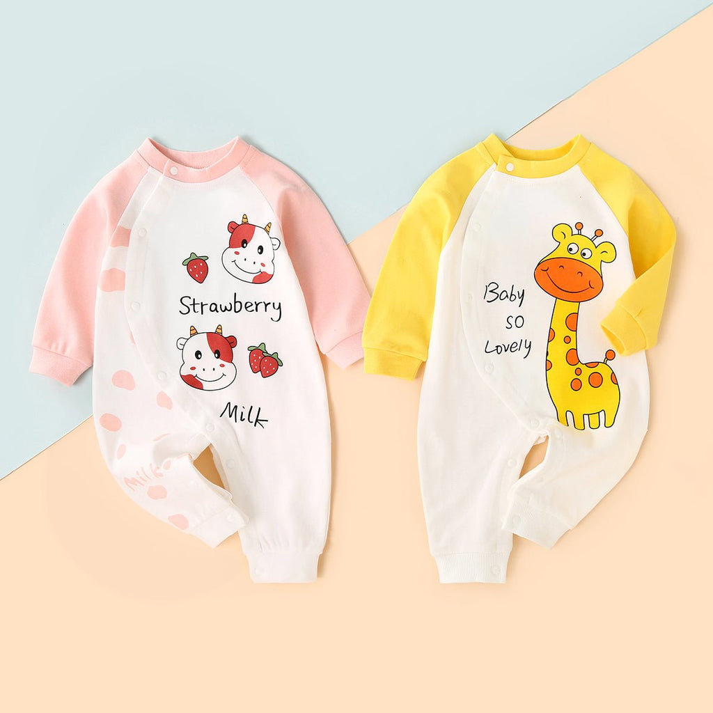 Long-sleeved Romper Girl Baby Clothes Autumn Suit - RICALOUX