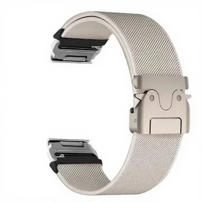 Elastic String Fabric Woven Men Watch Strap by Ricaloux