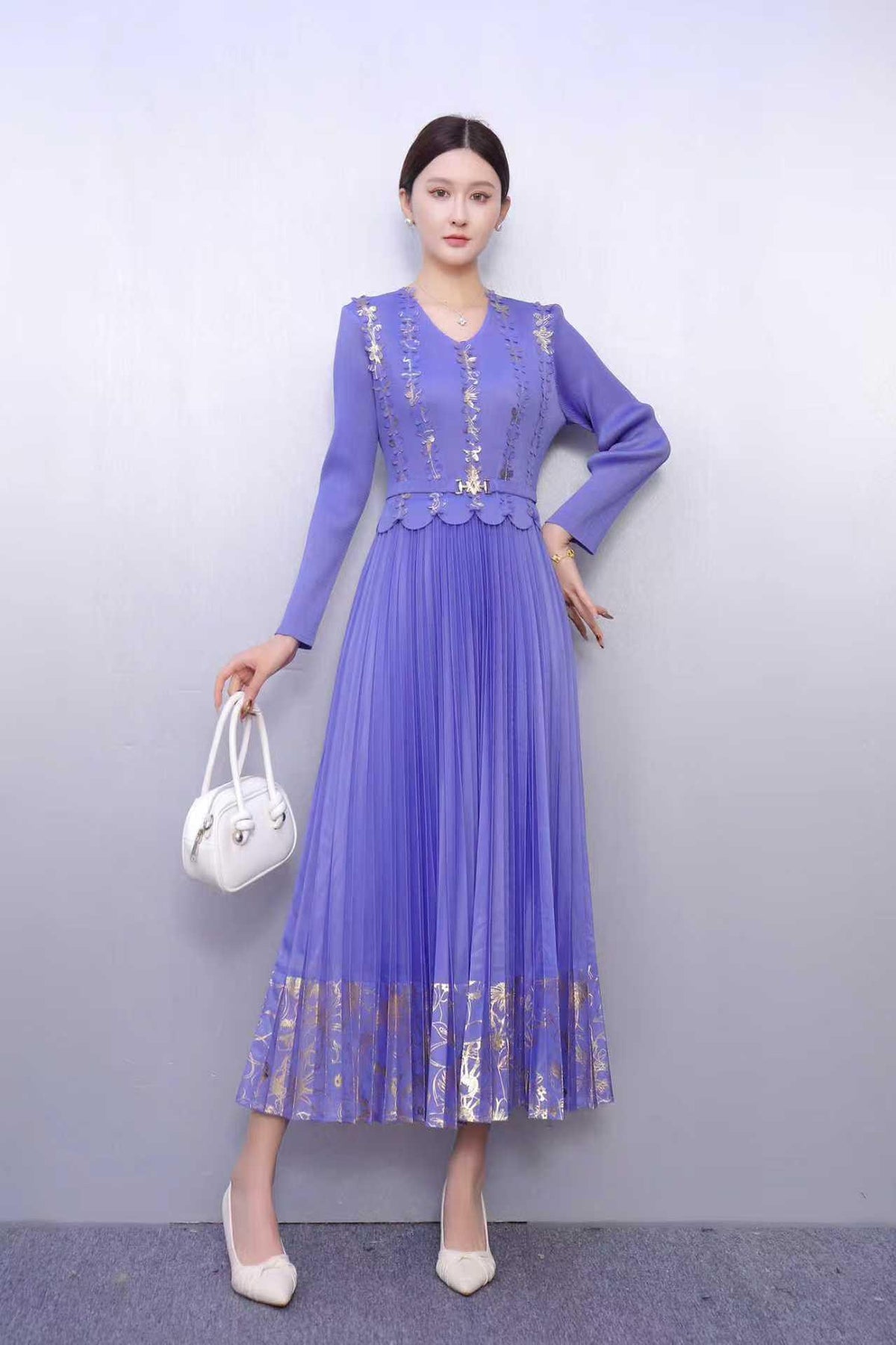 Elegant Plus-Size Loose-Fitting Dress For Women – Premium 0 | RICALOUX