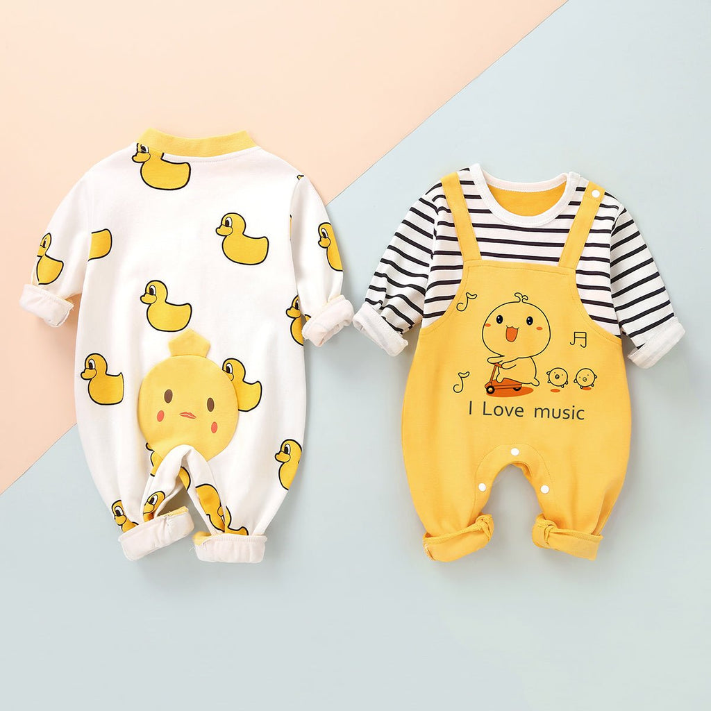 Long-sleeved Romper Girl Baby Clothes Autumn Suit - RICALOUX