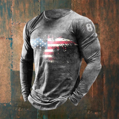 Casual Versatile Custommade European And American Style Round Neck, Long Sleeves by Ricaloux