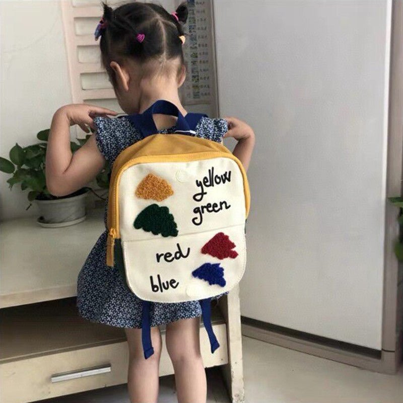 Girls' Flip School Bag Kindergarten Backpack - RICALOUX