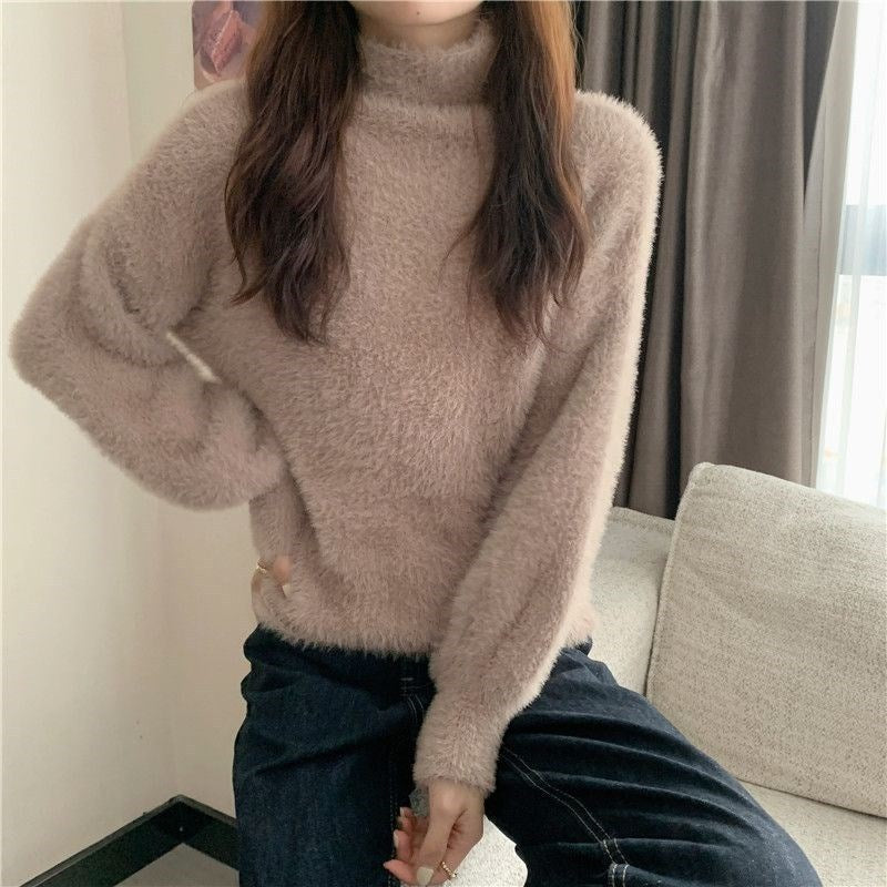 Casual Versatile And Soft-style Womens Sweater by Ricaloux