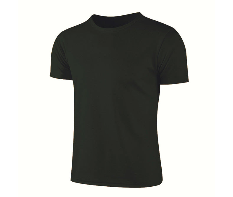 Birds-eye Quick-drying Crew-neck Short-sleeve T-shirt by Ricaloux