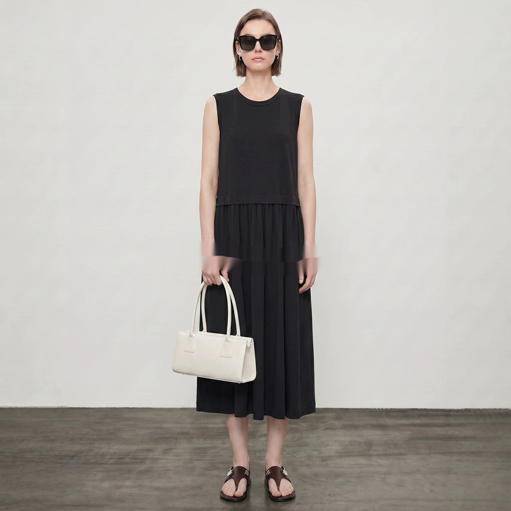 Fake Two-piece Vest Dress For Women by Ricaloux
