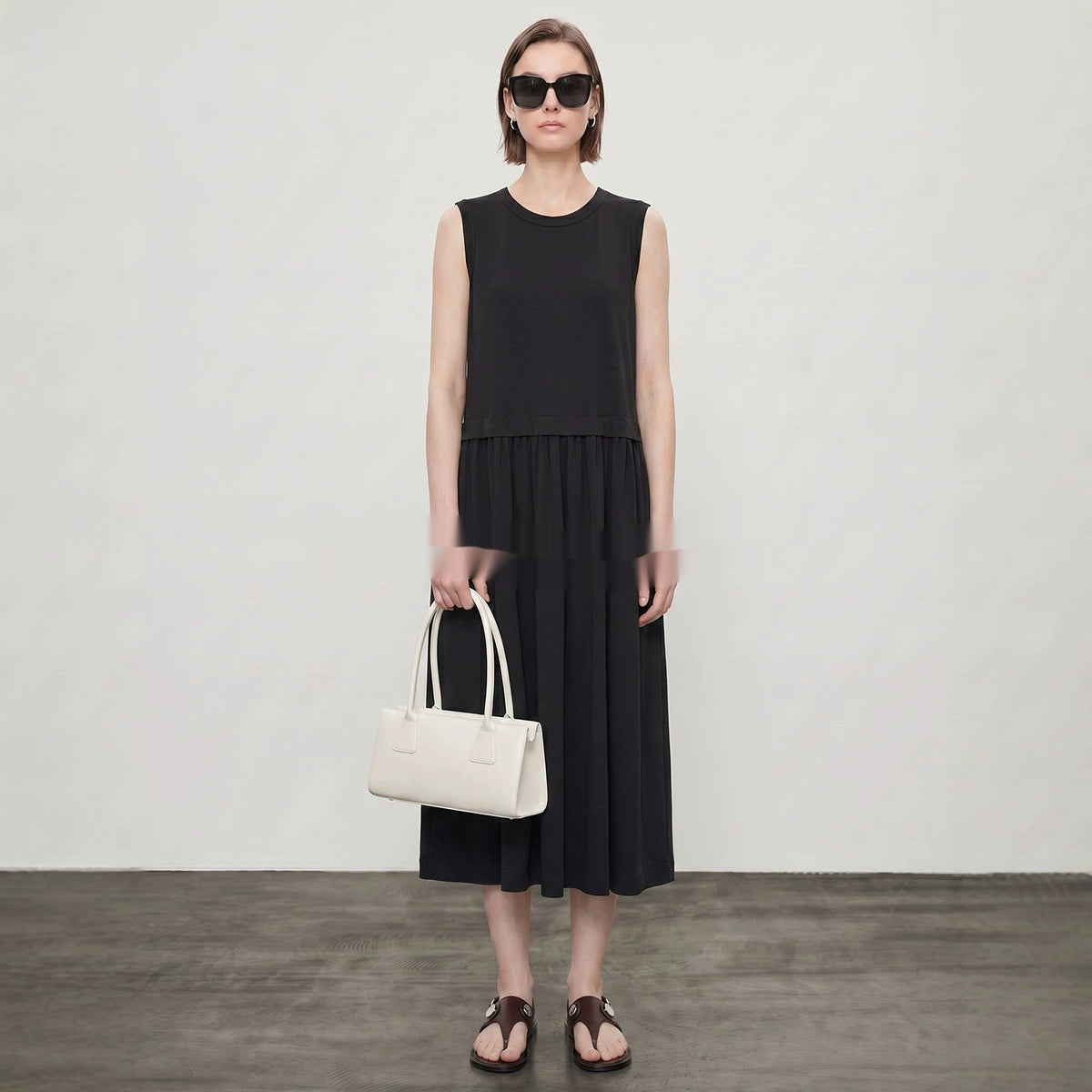 Fake Two-piece Vest Dress For Women by Ricaloux