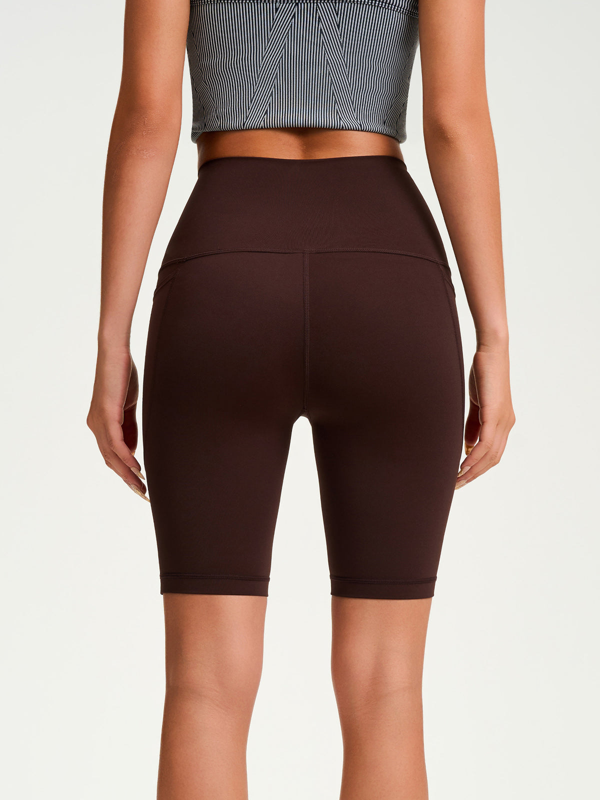 Women's High-Waisted Tight Mid-Length Naked-Feel Yoga Shorts With Butt Lifting, Quick-Dry Fabric For Sports, Fitness And Outdoor Cycling Wear – Premium 4 | RICALOUX
