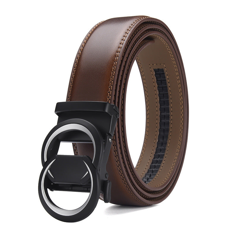 Mens Versatile Business Casual Denim Belt by Ricaloux