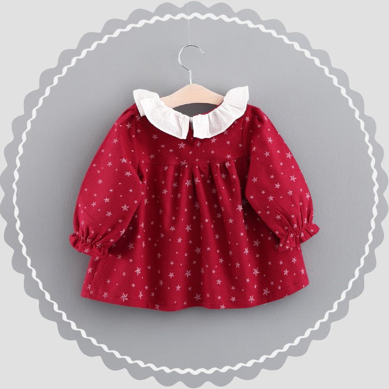 Online Shop Girl Dress, Autumn Baby Clothes, Korean Baby Princess Skirt Factory Wholesale - RICALOUX