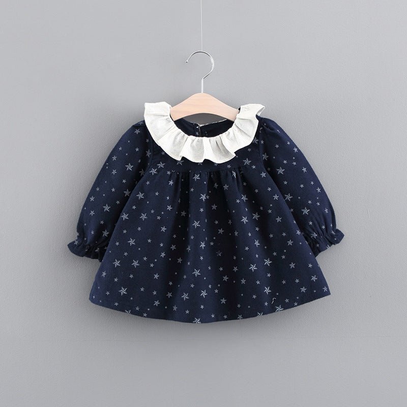 Online Shop Girl Dress, Autumn Baby Clothes, Korean Baby Princess Skirt Factory Wholesale - RICALOUX
