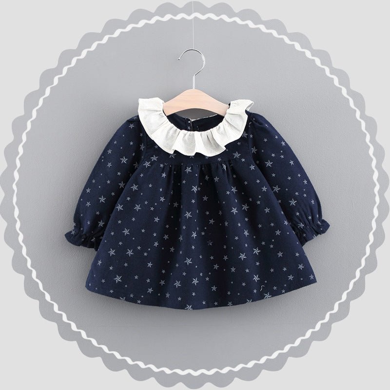 Online Shop Girl Dress, Autumn Baby Clothes, Korean Baby Princess Skirt Factory Wholesale - RICALOUX