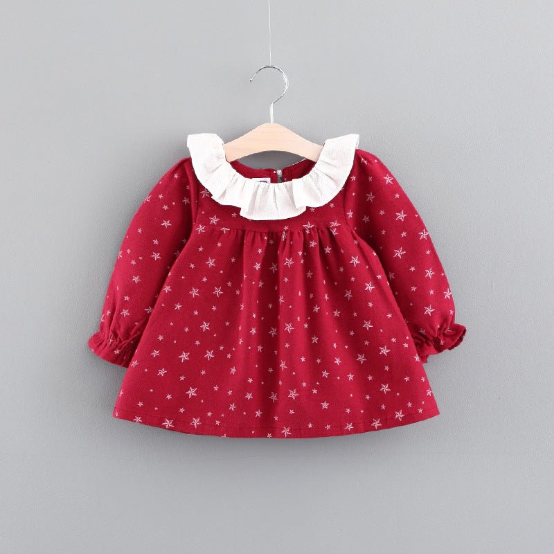 Online Shop Girl Dress, Autumn Baby Clothes, Korean Baby Princess Skirt Factory Wholesale - RICALOUX