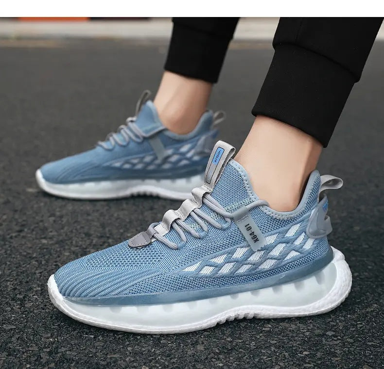 Mesh Sneakers Men Lace Up Running Shoes – Premium 4 | RICALOUX