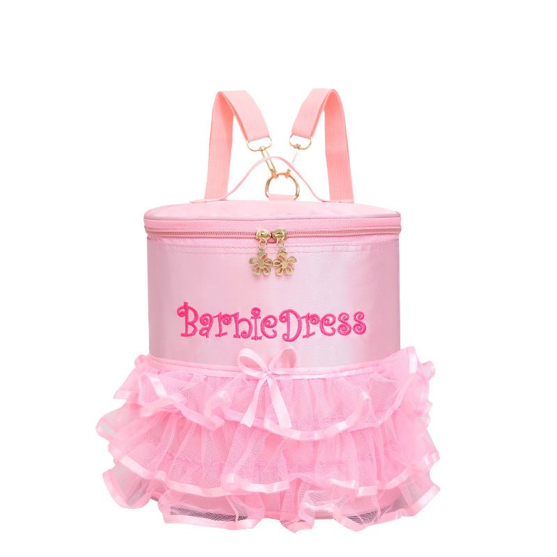 New children's Dance Bag Girls Dance backpack, bag, Ballet Bag, lovable yarn skirt - RICALOUX