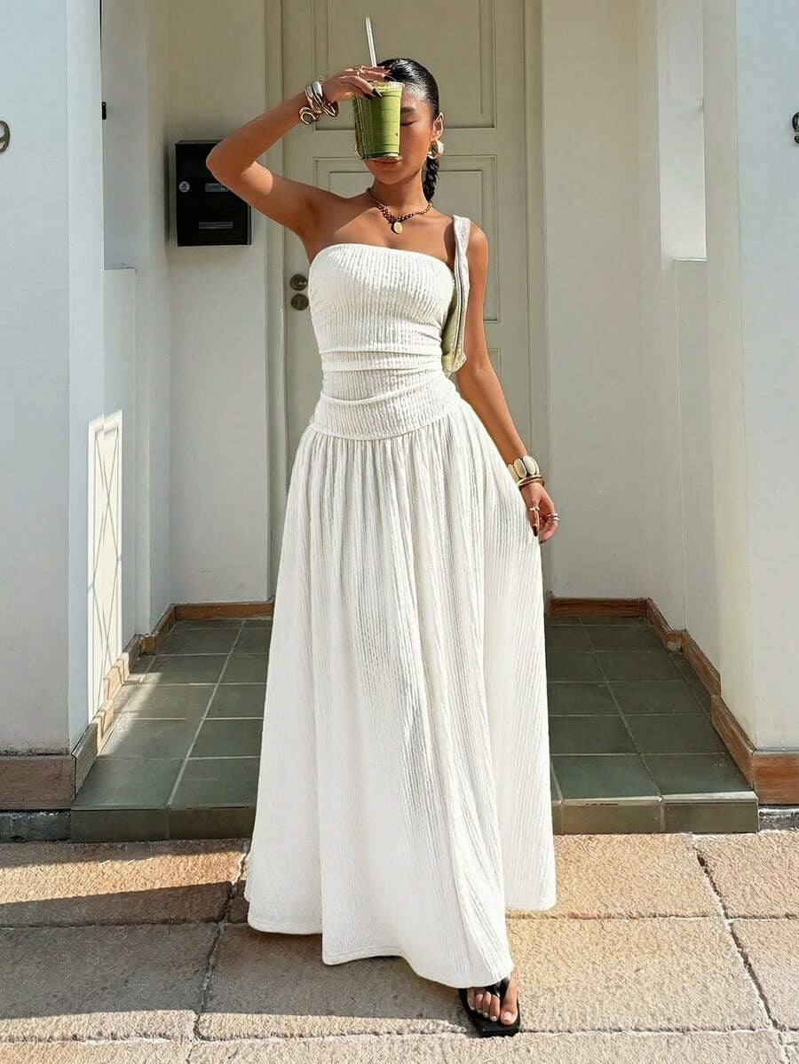 Women's Elegant Figure-hugging Strapless Dress – Premium 0 | RICALOUX