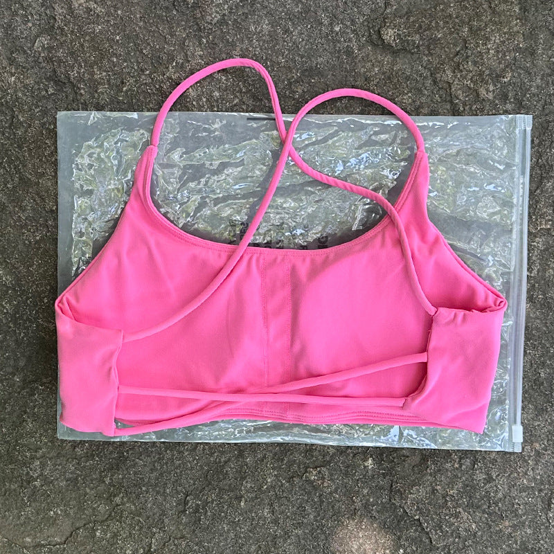 New Womens Shock-resistant, Quick-drying Sports Bra And Workout Top by Ricaloux