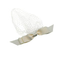 European And American White Mesh Bow Veil - RICALOUX