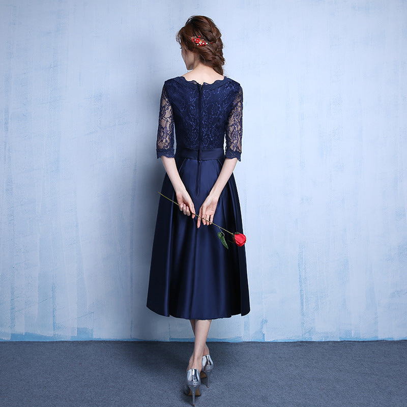 New Long-sleeved Wedding Bridesmaid Dress – Premium 0 | RICALOUX