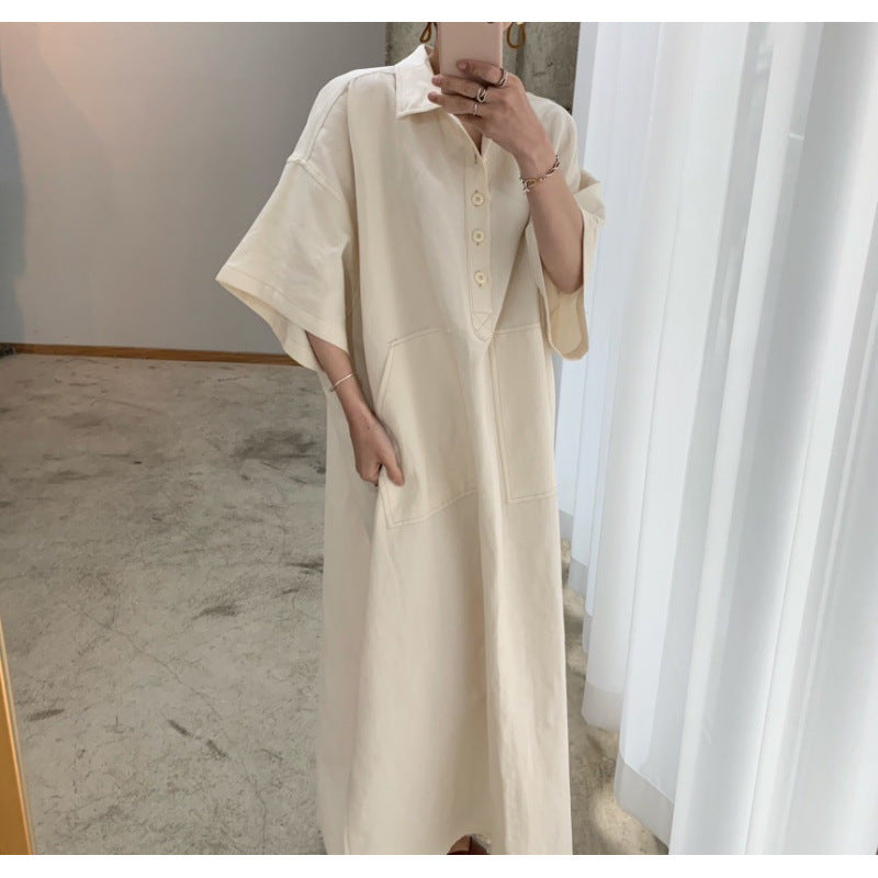 New Autumn Korean Style Loosefitting Womens Dress – Premium 0 | RICALOUX