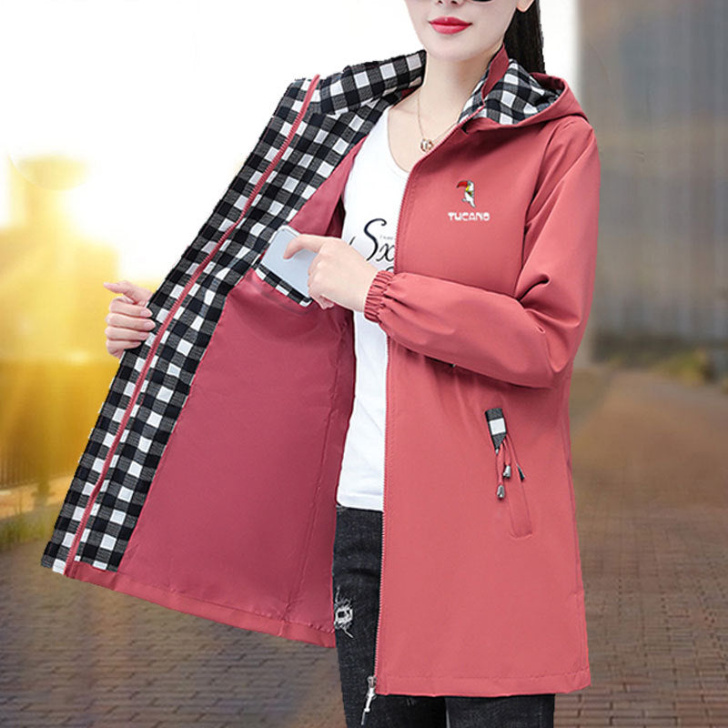 Womens Fashionable Loose-fit Oversized Hooded Jacket – Premium 0 | RICALOUX