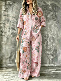 SpringSummer Digital-Print Shirt And Pants Set – Premium 0 | RICALOUX