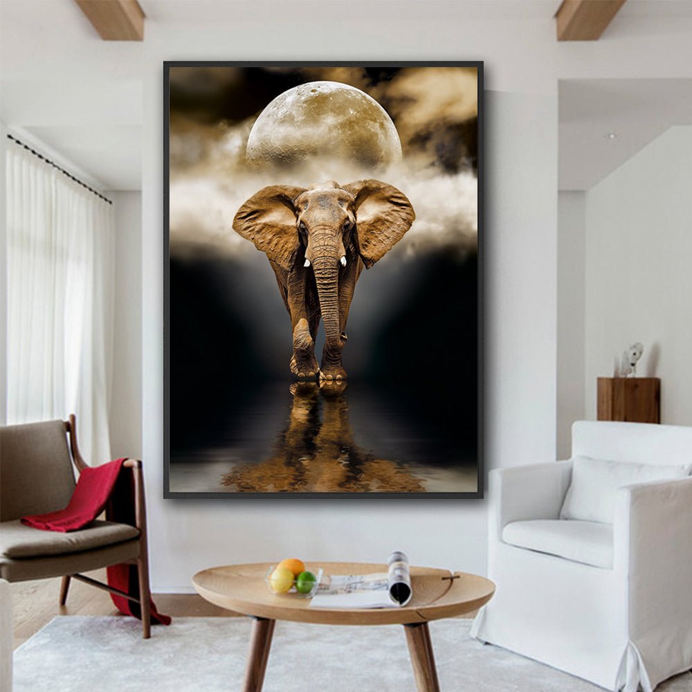 Creative Home Decor Elephant Canvas Painting - RICALOUX