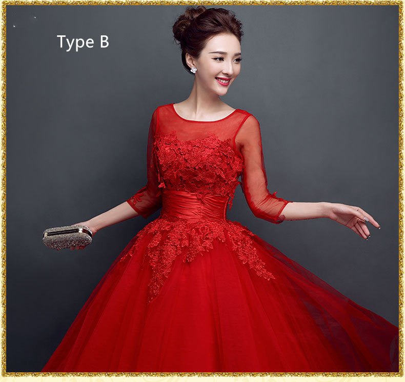 Lace upscale wedding evening dress - RICALOUX