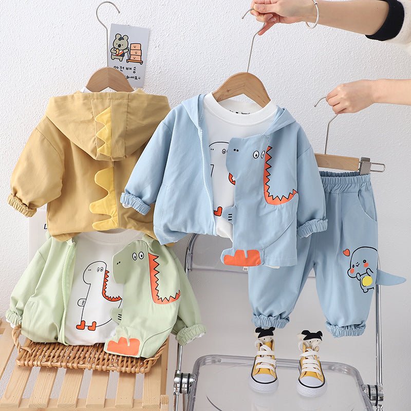 New Boys Spring Clothing Set Three-piece Set - RICALOUX