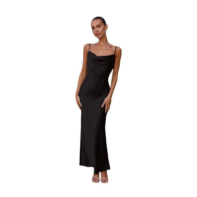 Sexy Sheath-style Strap Bodycon Solid-color Dress – Premium 0 | RICALOUX