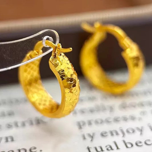 Crushed Ice Earrings For Women Ear Jewelry by Ricaloux