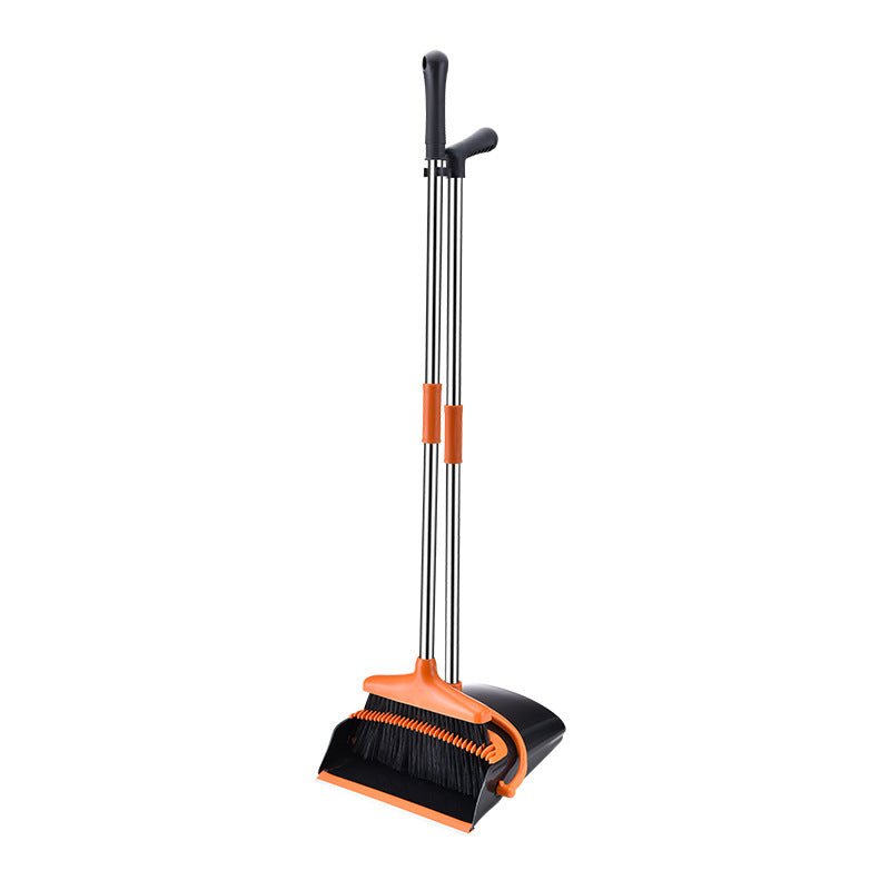 Stable Space-saving Broom And Dustpan For Office Classroom Home Kitchen Household Cleaning Tool - RICALOUX