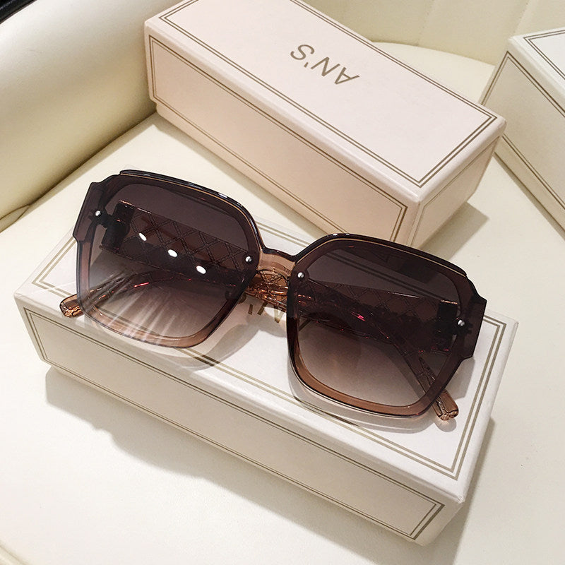 Large-frame UV-protection Classic Sunglasses by Ricaloux