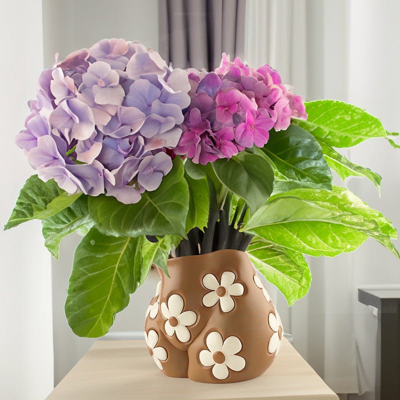 Creative Resin Body Art Flowerpot Home Home Decor - RICALOUX