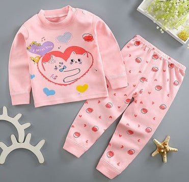 2 Baby Girl Pure Cotton 8 Underwear Set 3 Months Baby Boy 4 Autumn Clothes - RICALOUX