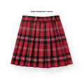 High-waisted Pleated Plaid Mini Skirt – Premium 0 | RICALOUX