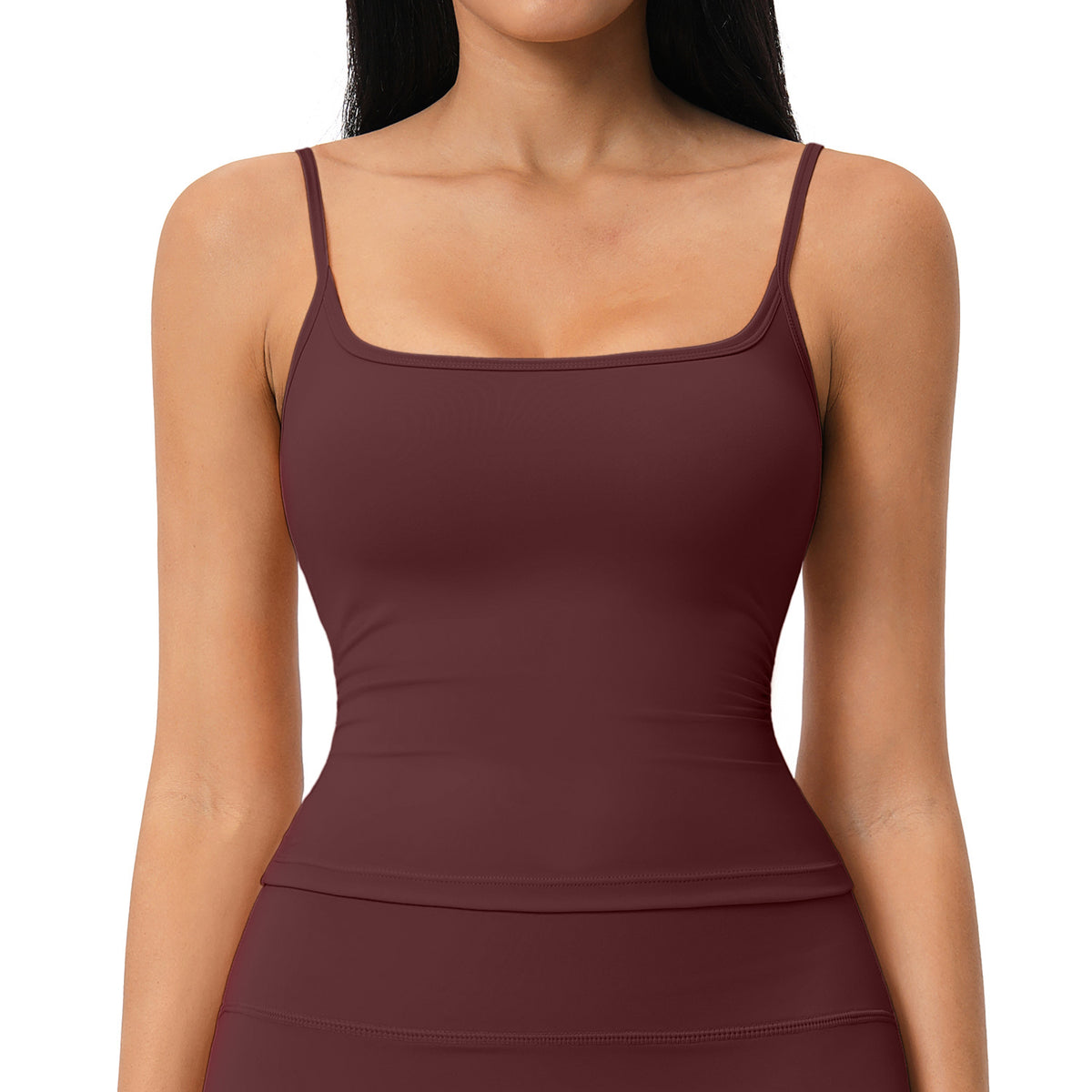 Womens Tight-fitting Padded Quick-drying Sports Top by Ricaloux