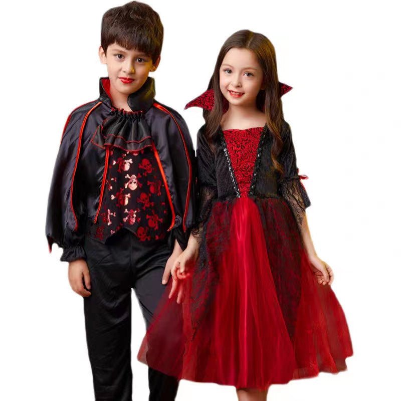 Children's Halloween Witch Clothing Suit - RICALOUX