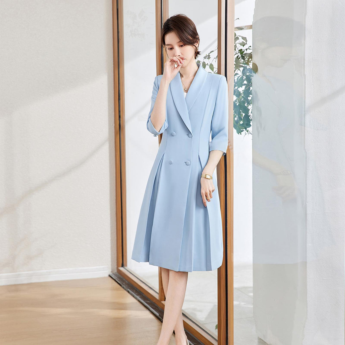 Elegant Slim-fit Summer Skirt For A Sophisticated Suit Look – Premium 0 | RICALOUX