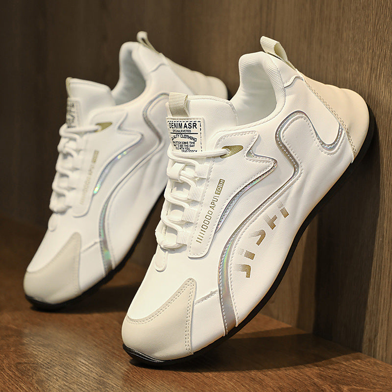 Fashion Colorblock Lace-up Sneakers For Men Breathable Low-top Dad Shoes Running Walking Sports Shoes – Premium 4 | RICALOUX