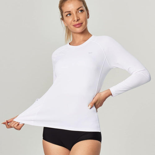 Crew-neck T-shirt Slim-fit Athletic Training Top by Ricaloux
